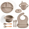 SET FUNMEAL – Vaisselle bébé sécurisée au design coloré pour des repas sans stress