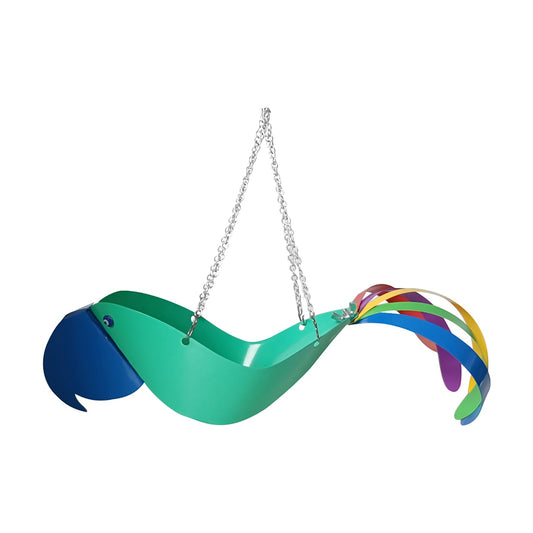 Hängende Pflanzenschale – Bunte Hühner Design Gartendeko-1