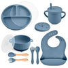 SET FUNMEAL – Vaisselle bébé sécurisée au design coloré pour des repas sans stress