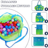 DRAAGBARE MESH TAS VOOR KINDEREN – Ademend strandtas voor speelgoed, handdoeken & reizen
