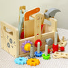 WOODTOOLS – Montessori Werkzeugkasten aus Holz zur Förderung von Kreativität & Motorik