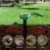 ULTRAGUARD ANIMAL REPELLER – Ultraschall Tiervertreiber mit LED-Licht – Wetterfest & batteriebetrieben für Garten & Außenbereich