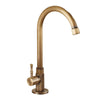 Robinet GoldenSwan – Robinet ancien au design col de cygne pour cuisine et jardin
