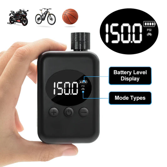 AirForce150 – Pompa per bicicletta mini portatile con 150psi per MTB e outdoor