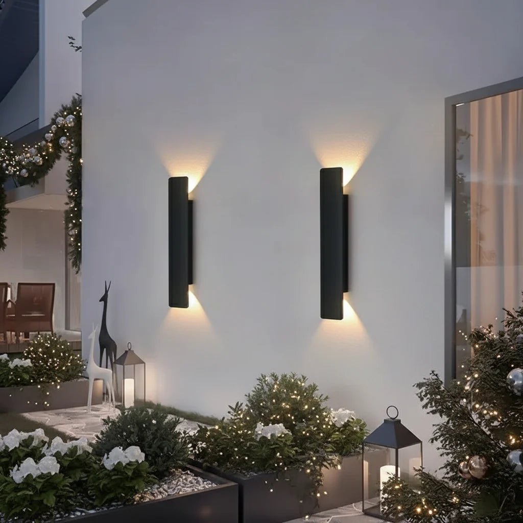 LUXDROP – Wasserdichte LED-Aluminium-Wandleuchte für Innen & Außen