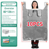 SACS DE RANGEMENT EN HDPE – Sacs de rangement grande capacité pour vêtements, jouets et linge de lit – Lot de 10