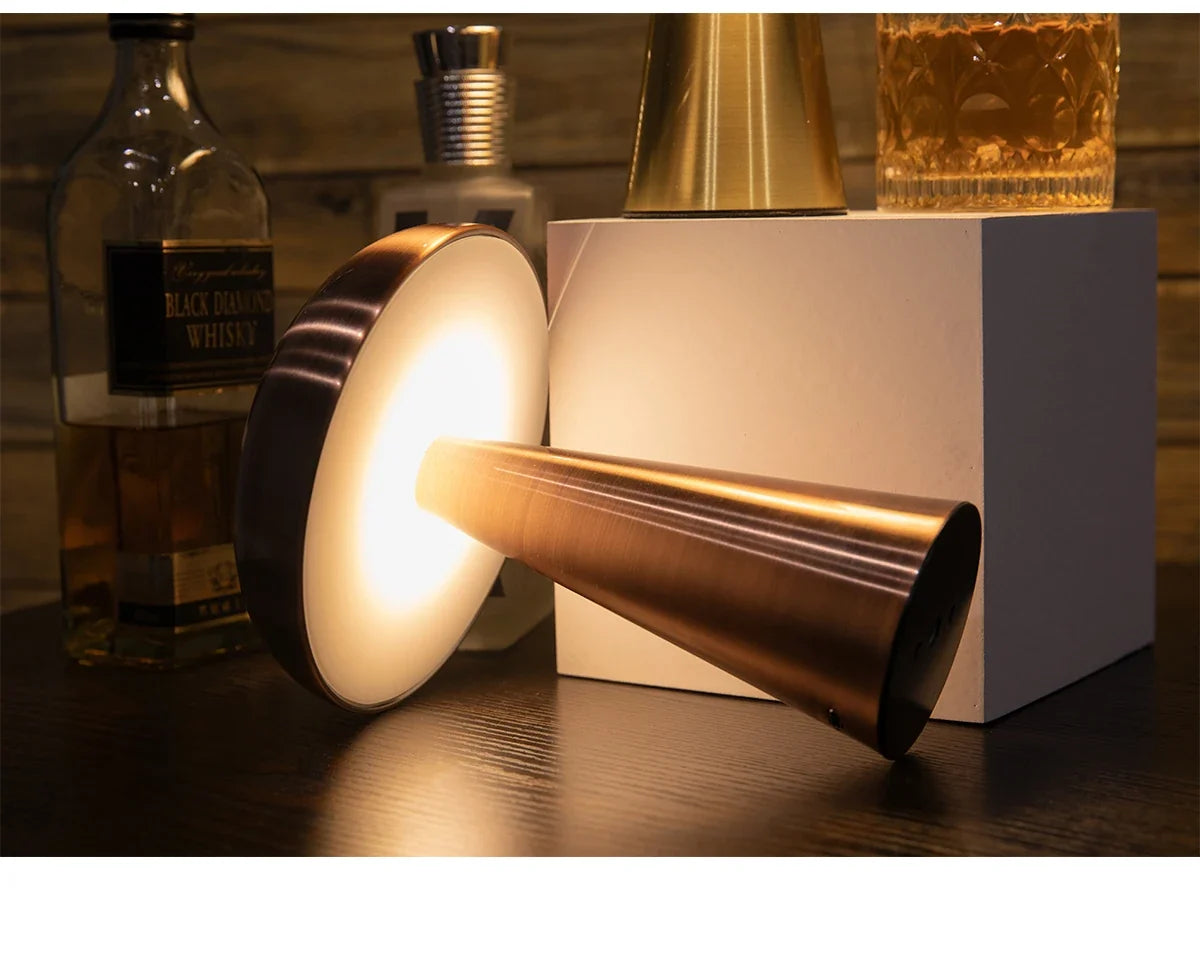 Metall Pilz Lampe