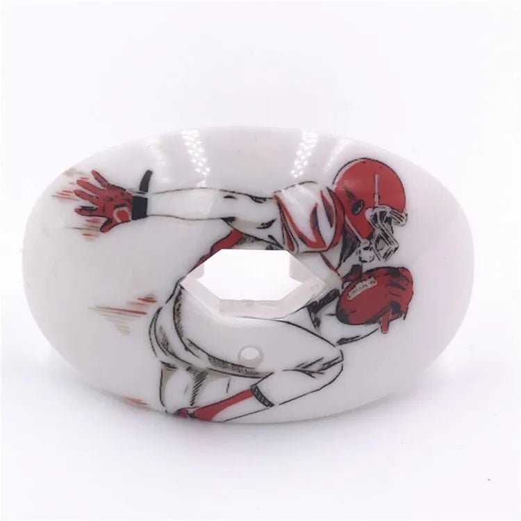 1pc New Durable Tooth Guard Strap and Lip Guard Tooth Guard Sports American Football Mouth Guard forAdults and Youth