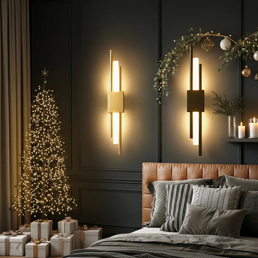 ARCGLINT – Moderne LED-Wandleuchte aus Metall & Acryl mit 3 Lichtfarben