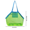 DRAAGBARE MESH TAS VOOR KINDEREN – Ademend strandtas voor speelgoed, handdoeken & reizen