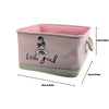 CESTA DE ALMACENAMIENTO PLEGABLE PARA JUGUETES – Cesta de almacenamiento plegable de lona para juguetes de bebé, ropa y libros