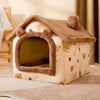 FLUFFYHAVEN – Casa acogedora para mascotas pequeñas para perros y gatos de hasta 4 kg