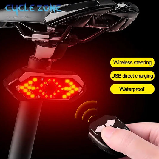 SafeGlow – Wiederaufladbares Fahrrad-Rücklicht mit Fernbedienung für maximale Sichtbarkeit