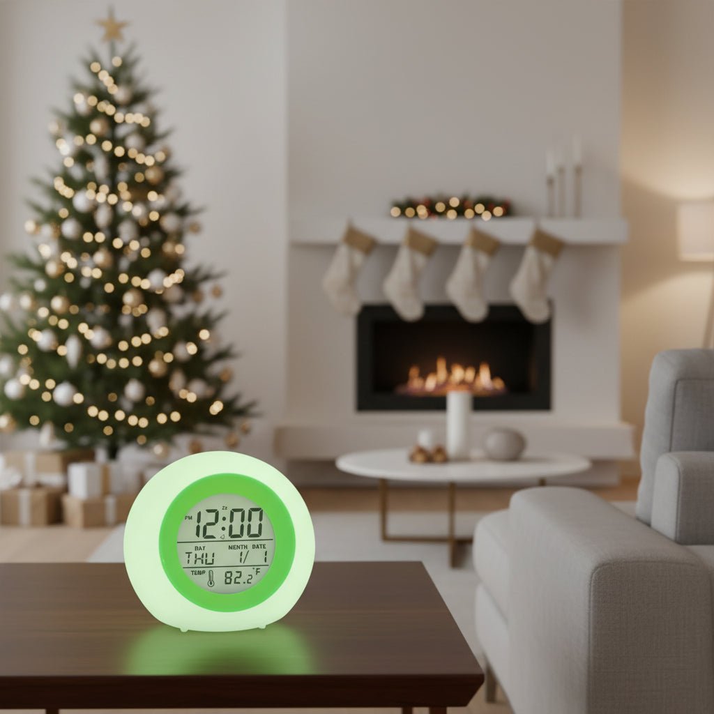 TIMEBUG – Kinder Wecker mit 7-Farb-Nachtlicht & Snooze