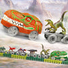 DinoTrack Express – Aventure en train de dinosaures – Ensemble de jeu créatif pour enfants