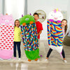 MAGICALCUDDLE – Sac de couchage peluche 2-en-1 pour enfants