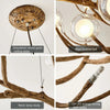 MAEVELLA – Elegante plafondlamp van hars en aluminium
