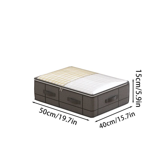 BOÎTE DE RANGEMENT PLIABLE – Boîte de rangement pliable au design transparent pour vêtements, jouets et objets du quotidien