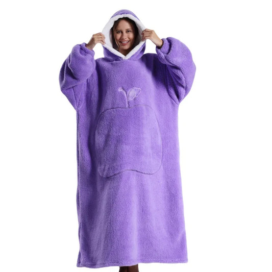 KUSCHELHOOD – Oversized fleece hoodie voor maximale warmte & gezelligheid thuis