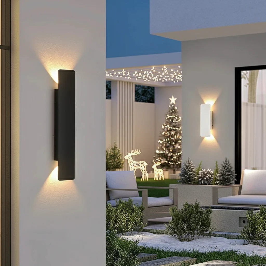 LUXDROP – Wasserdichte LED-Aluminium-Wandleuchte für Innen & Außen