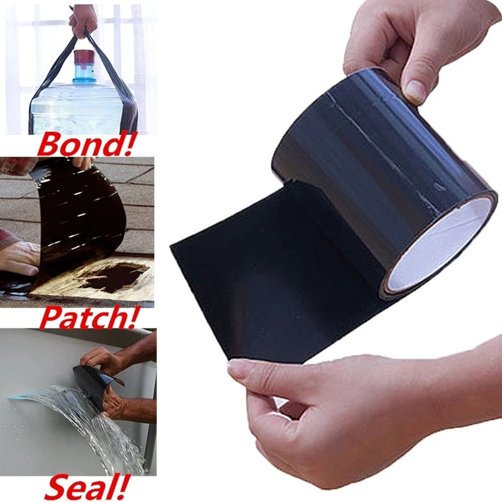SEALFIX Nastro Riparazione – Nastro Sigillante Autoadesivo per Perdite e Crepe, Resistente all'Acqua e alle Intemperie