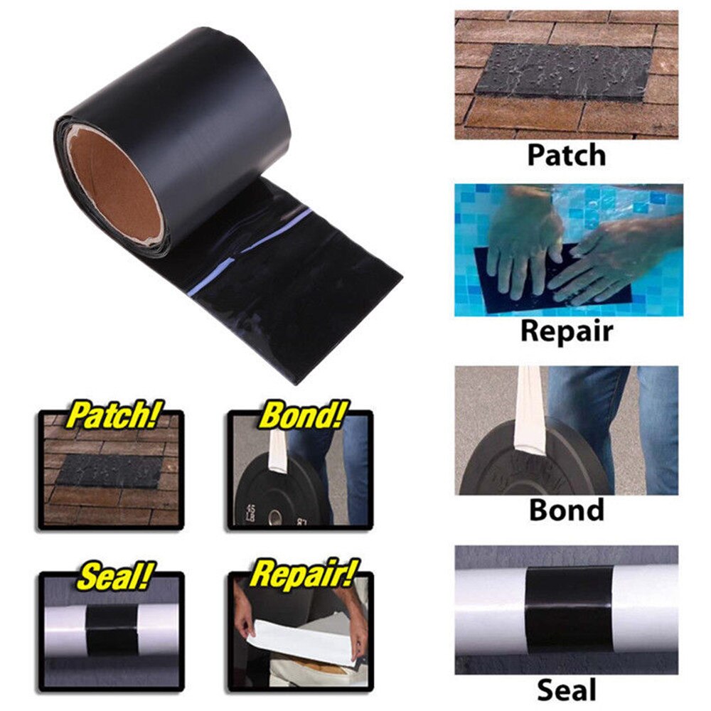 SEALFIX Nastro Riparazione – Nastro Sigillante Autoadesivo per Perdite e Crepe, Resistente all'Acqua e alle Intemperie