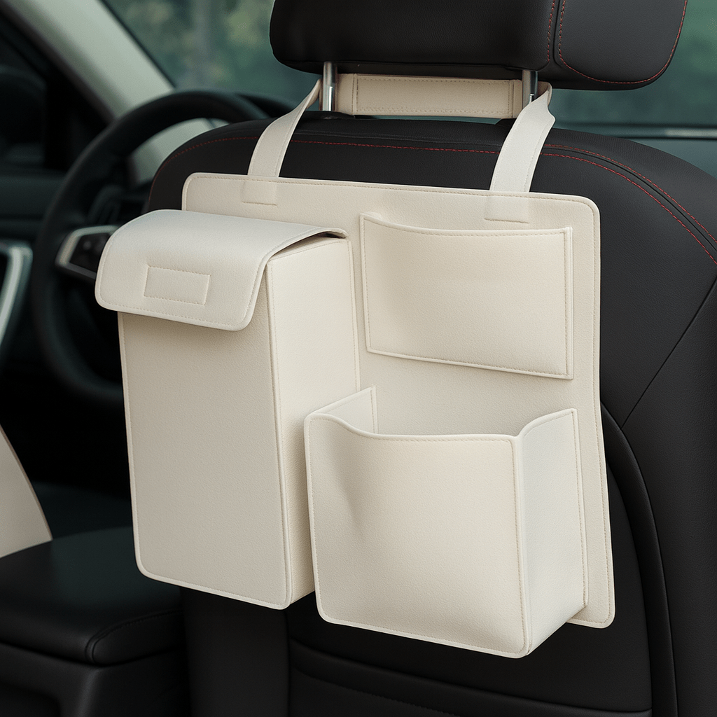 SEATSTASH – Universell passender Autositz-Organizer mit 4 Aufbewahrungstaschen 0