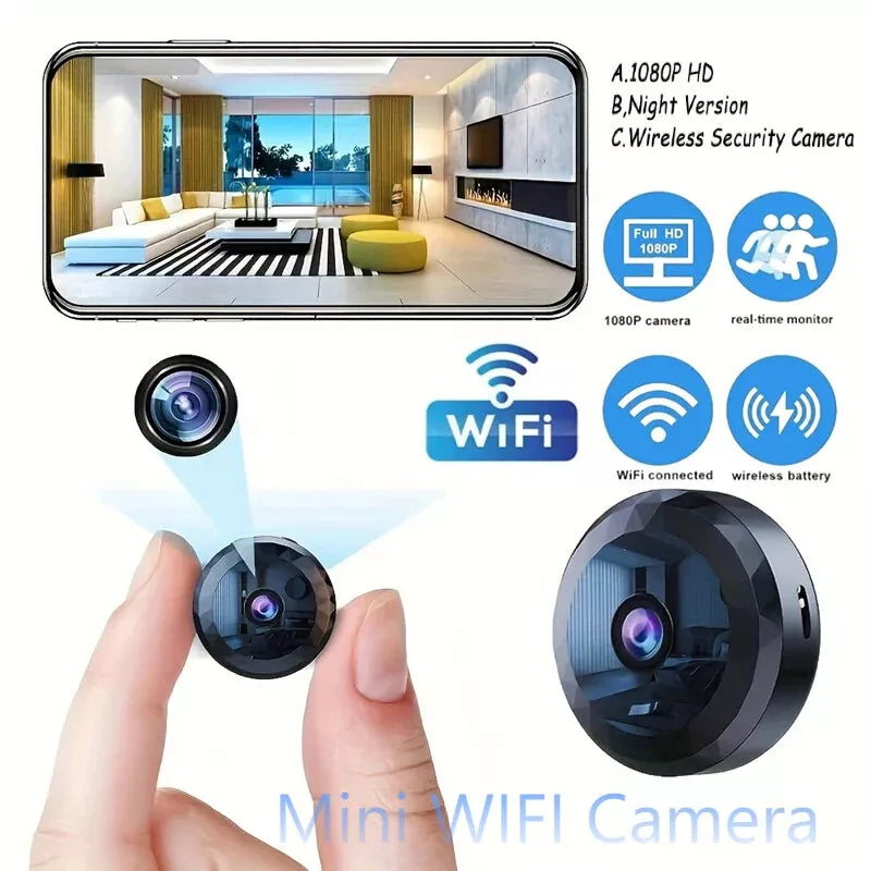 SECURECAM MINI – Mini telecamera WiFi magnetica 1080P HD per sorveglianza discreta