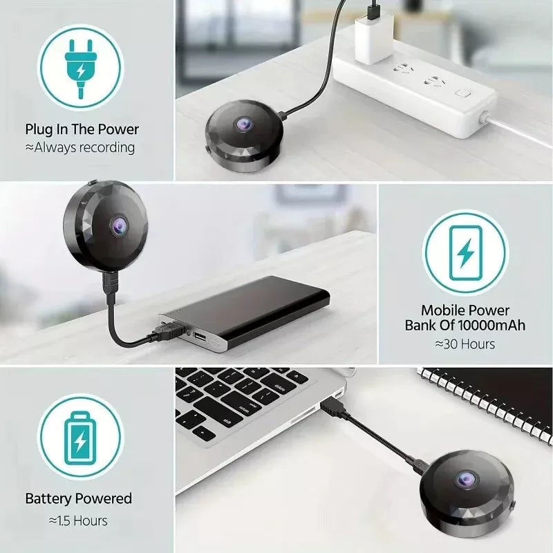 SECURECAM MINI – Mini telecamera WiFi magnetica 1080P HD per sorveglianza discreta