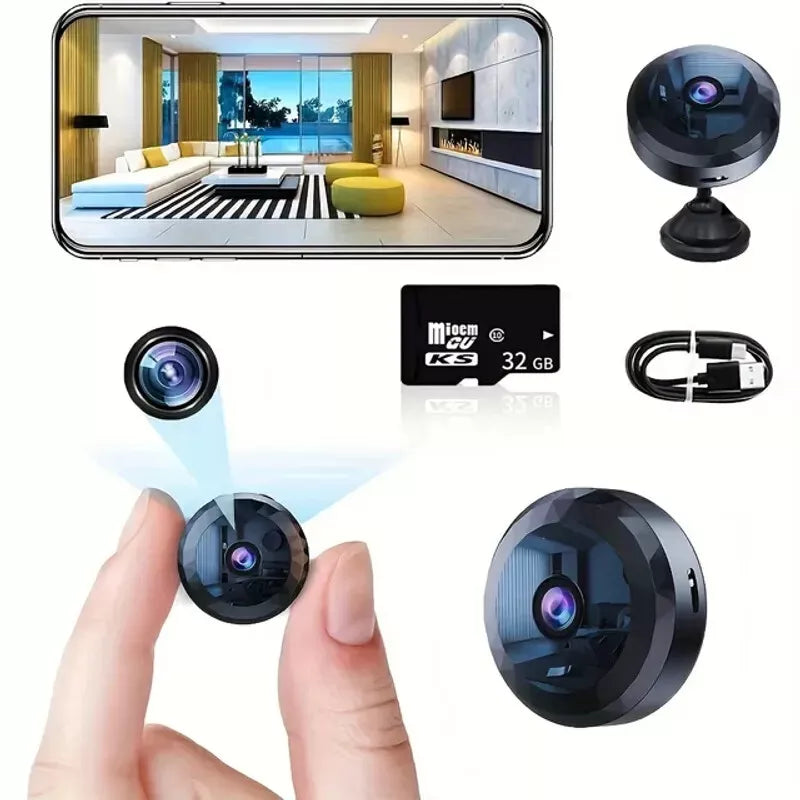 SECURECAM MINI – Mini telecamera WiFi magnetica 1080P HD per sorveglianza discreta