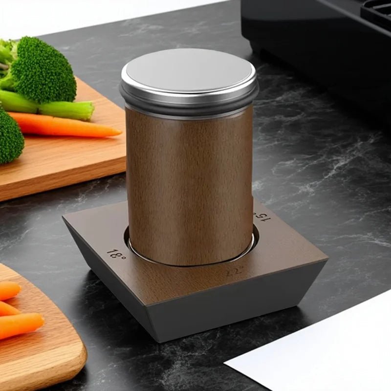 SHARPROLL – 4-Winkel-Rollmesserschärfer mit magnetischem Holzsockel 3