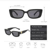 LUXEGLAM – Gafas de sol retro estilo ojo de gato con protección UV400