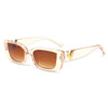 LUXEGLAM – Gafas de sol retro estilo ojo de gato con protección UV400