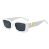 LUXEGLAM – Gafas de sol retro estilo ojo de gato con protección UV400