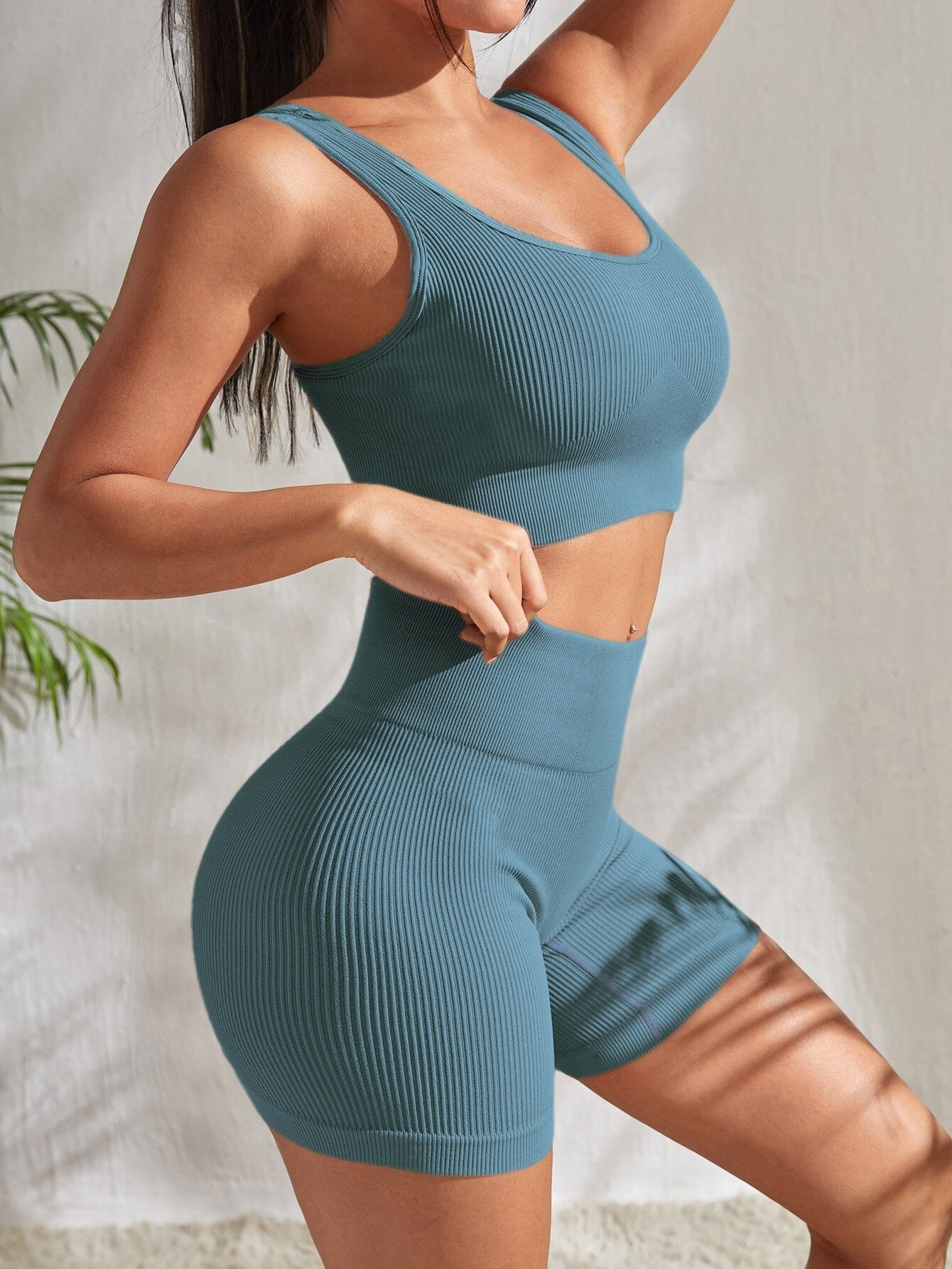 CONJUNTO DE FITNESS SIENNA – Set de entrenamiento de 2 piezas para mujeres con transpirabilidad y comodidad