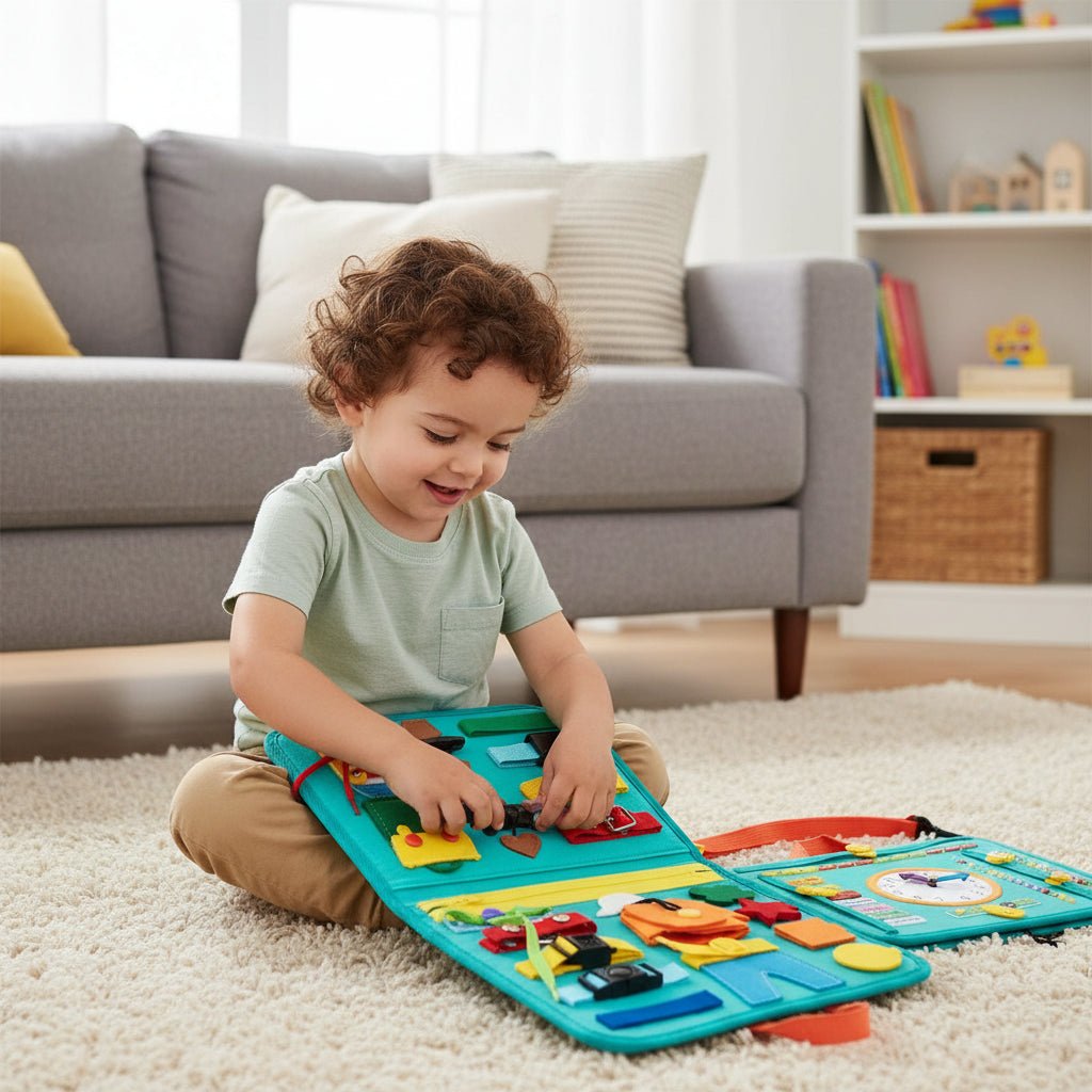 SKILLFRAME – Montessori-Multiaktivitätsbrett für die Koordination und frühkindliche Entwicklung 1