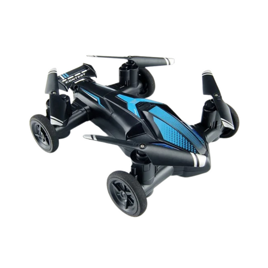 SkyRacer – Coche y dron 2 en 1 con control remoto para diversión de vuelo y conducción