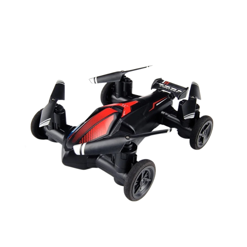 SkyRacer – Coche y dron 2 en 1 con control remoto para diversión de vuelo y conducción