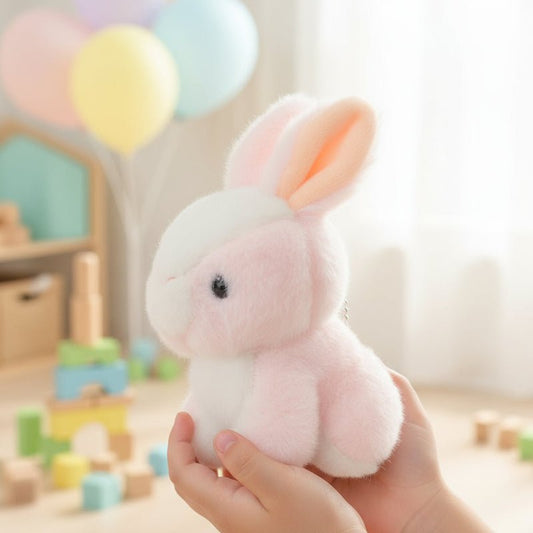 SLEEPYBUN – 14 cm weicher Plüschhase mit langen Ohren für Kinder und Babys 0