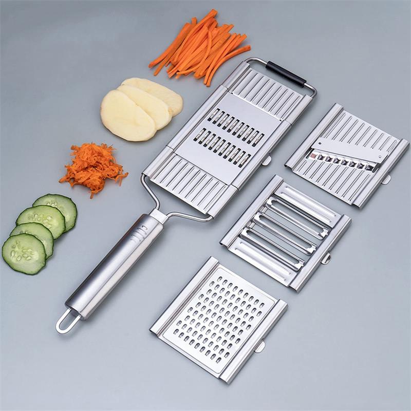 SLICEWISE – Cortador de cocina versátil con 4 cuchillas de acero inoxidable