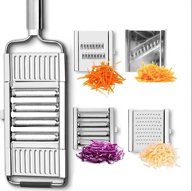 SLICEWISE – Cortador de cocina versátil con 4 cuchillas de acero inoxidable