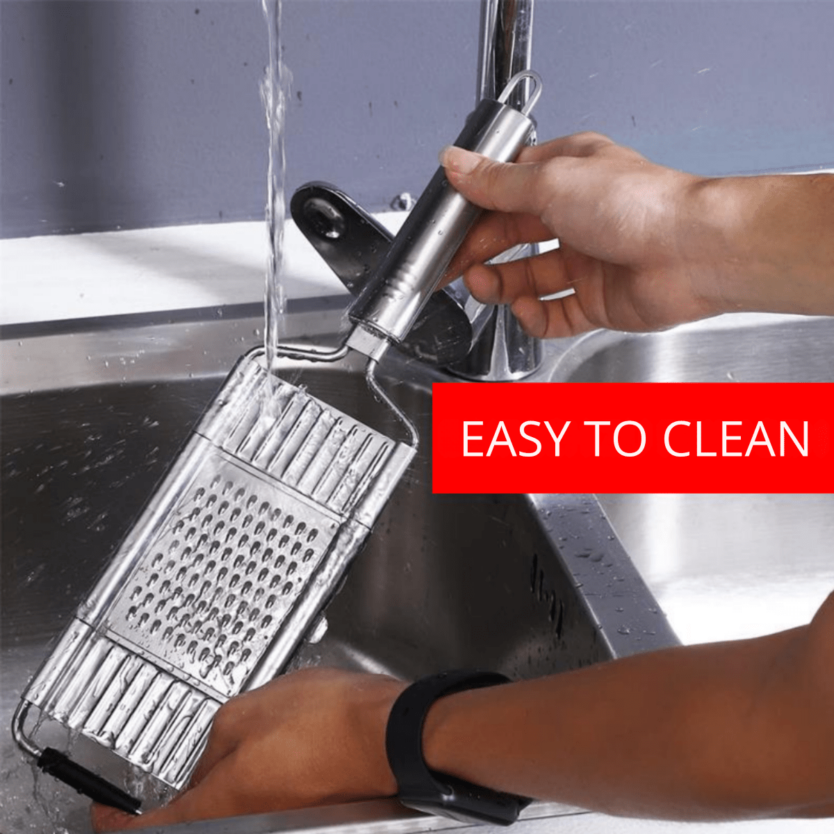 SLICEWISE – Cortador de cocina versátil con 4 cuchillas de acero inoxidable