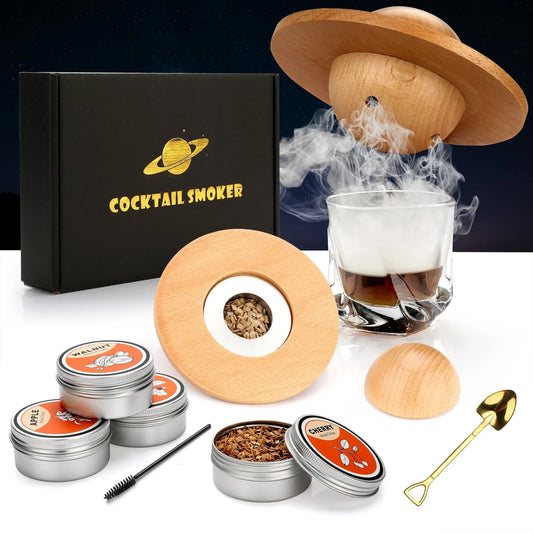 KIT SMOKETAIL – Set de ahumador para cócteles para amantes del whisky y bourbon
