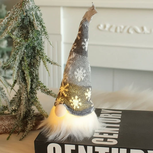 SNOWBEARD – LED-Plüschwichtel für gemütliche Weihnachtsdekoration 0