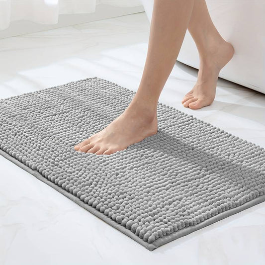 SOFTDRY COMFORT – Chenille Bath Mat with Non-Slip Backing 0