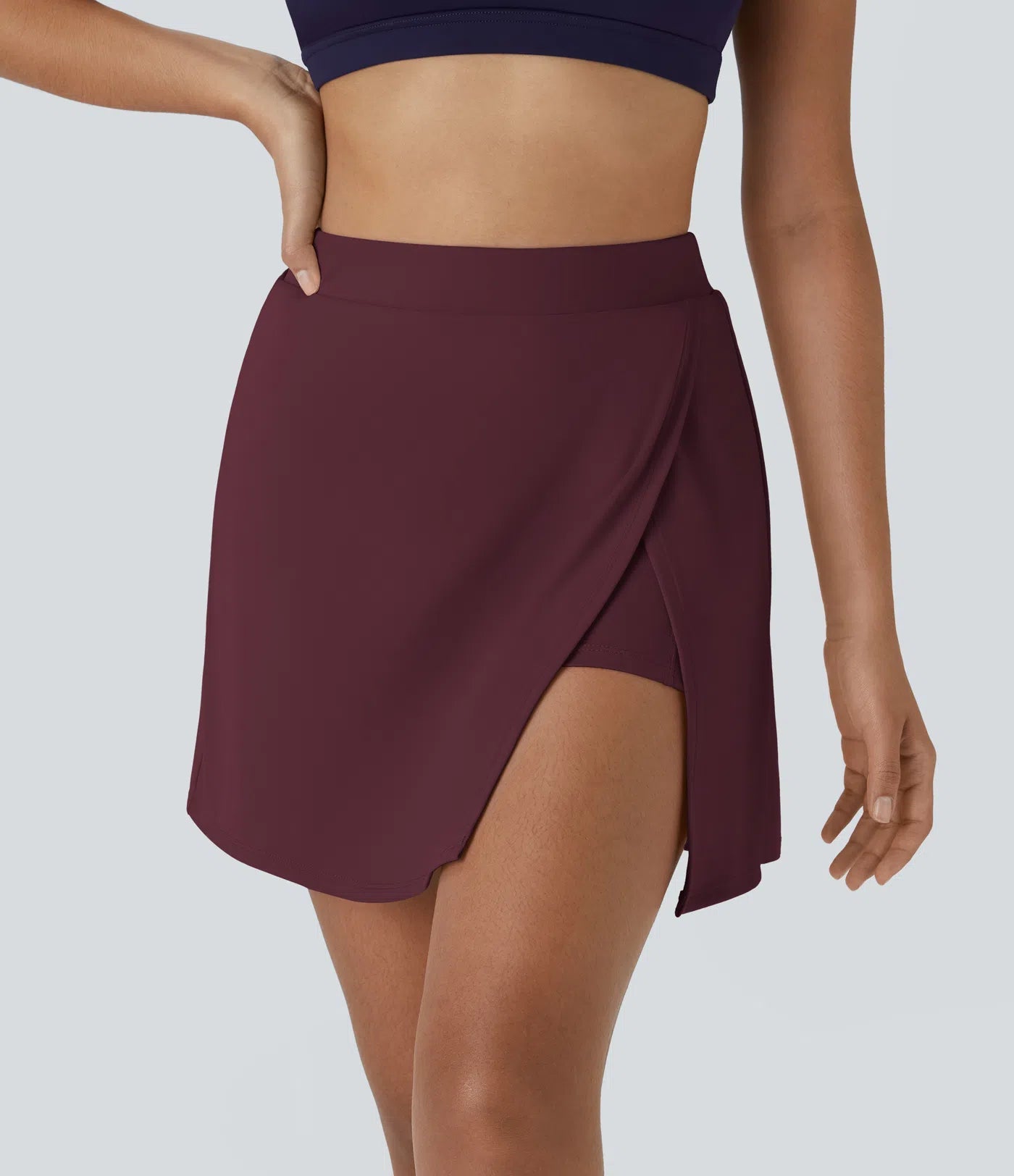 Falda SoftlyZero – Falda deportiva ultraligera con shorts y cintura plana