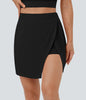 Falda SoftlyZero – Falda deportiva ultraligera con shorts y cintura plana