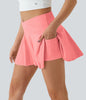 Falda SOFTLYZERO – Falda de tenis ultraligera con cinturilla cruzada y pantalones cortos integrados
