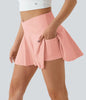 Falda SOFTLYZERO – Falda de tenis ultraligera con cinturilla cruzada y pantalones cortos integrados