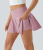 Falda SOFTLYZERO – Falda de tenis ultraligera con cinturilla cruzada y pantalones cortos integrados
